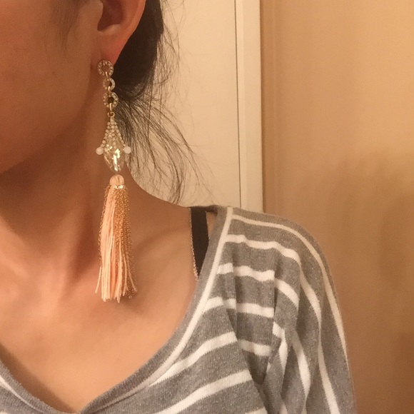Leith Tassel Long Earrings. - Picture 2 of 5